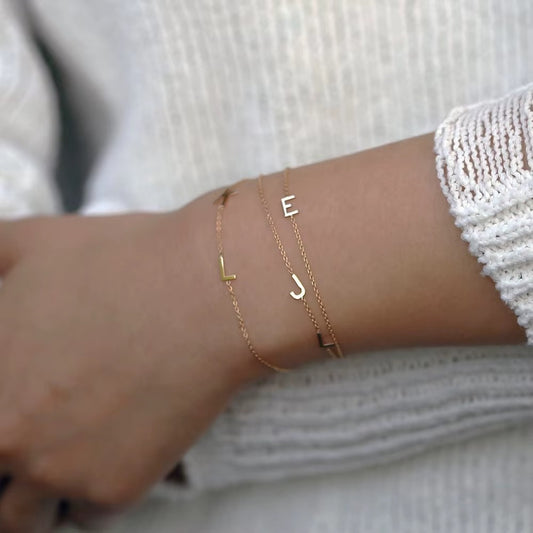 Luxe Initial Link Bracelet