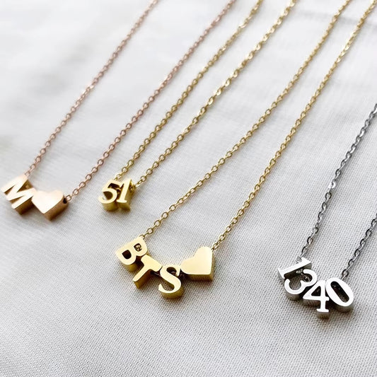 Forever Heart Multi-Letter Pendant