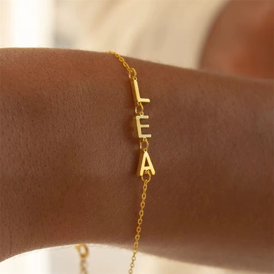Luxe Initial Link Bracelet